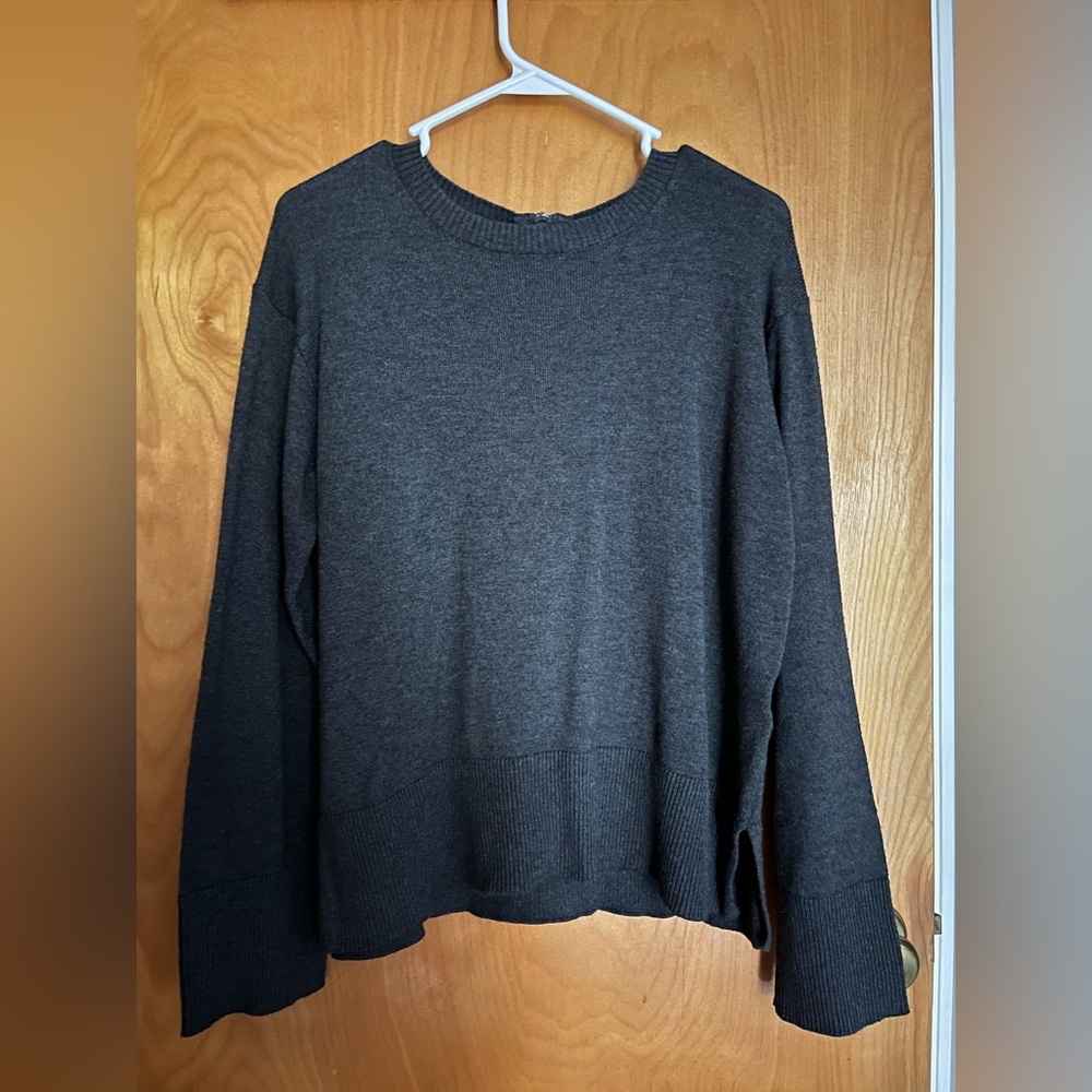 H&M Dark Gray Crew Neck Sweater